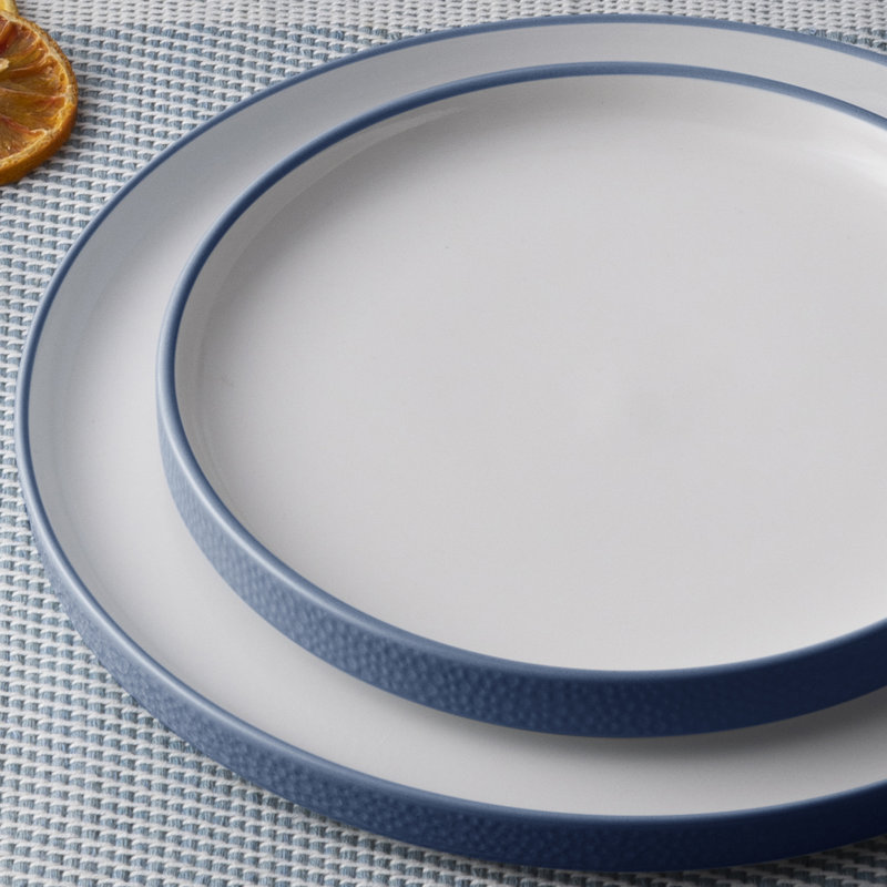 Couvert individuel 4 pièces Noritake Colortex Stone, Bleu