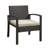 Frystown Balkene Home Bern Conversation 3 Piece Set Mocha Include Khaki Cushions , Armchairs & Table-Mocha Finish