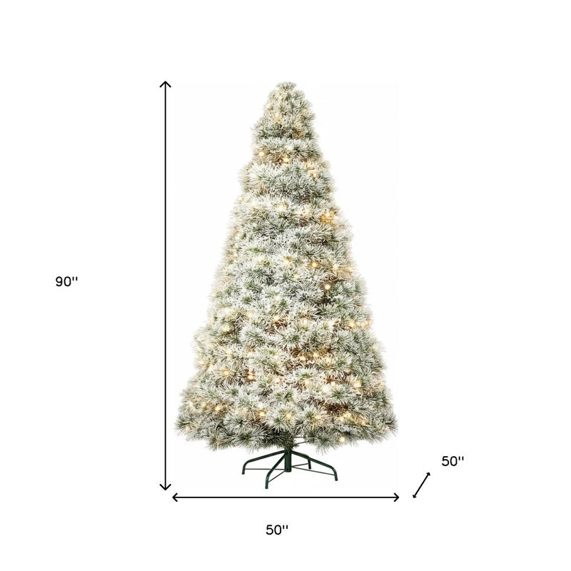 Arbre de Noël épinette blanc 7,5 pi