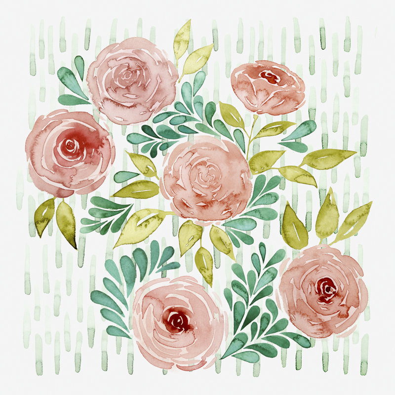 Spring Blossoming I by Grace Popp - Wrapped Canvas Painting, 122cm H x 122cm W