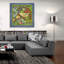 «Vintage Birds 3» par Jean Plout, art mural en verre acrylique, 36 po x 36 po-797124865