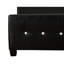 Lit double moderne noir transitionnel - et chaud. H 43 po x l 57 po x P 83 po. Pour divers décors. Fabriqué avec des matériaux. Assemblage requis. Mousse de remplissage, matériau en polyuréthane. Profondeur de 79 po, largeur de 88 po, hauteur de 43 po, poids de 89,65 lb.