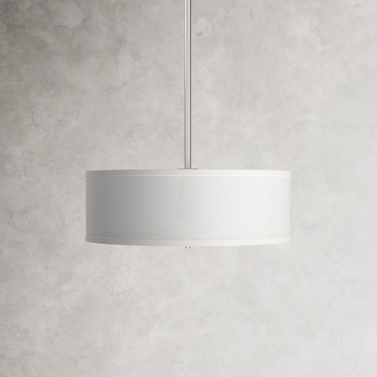Reed 3 Light Dimmable Pendant, Brushed Nickel