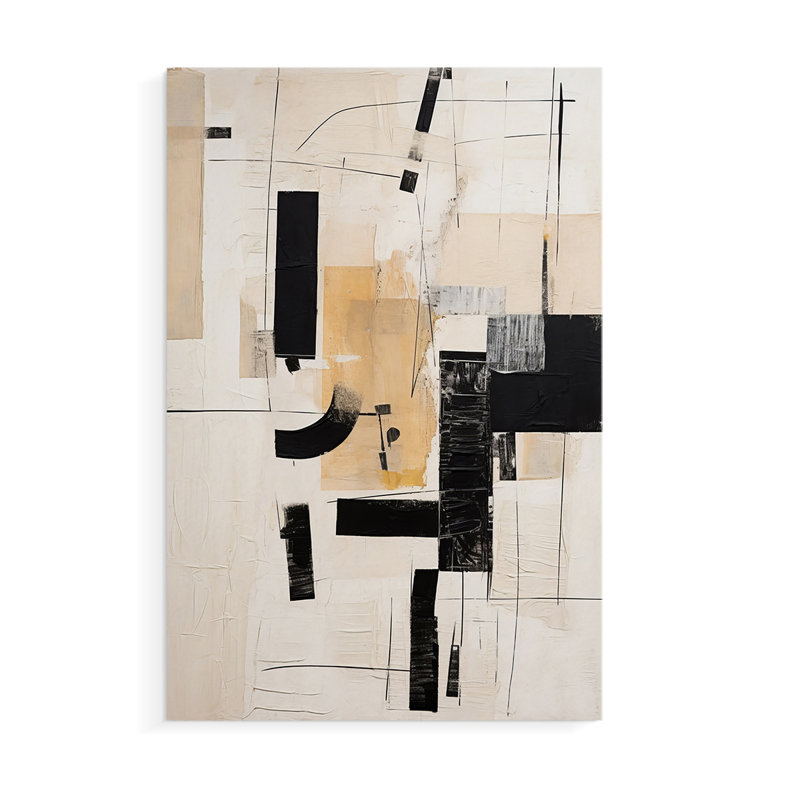 Série ABSTRACT CCDXLIX - Impression sur toile seulement - NON CADRE, H 48 po x l 32 po