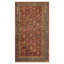 1930s Antique Red Ground Asian Design Chinese Khotan Handknotted Pile Wool Rug