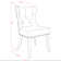 Geib Rubberwood Dining Table Set - Parsons Chairs with Linen Fabric Seat - Rectangular Kitchen Table