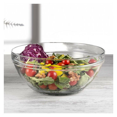 2X 5.5L  Chef''s Glass Mixing Bowl