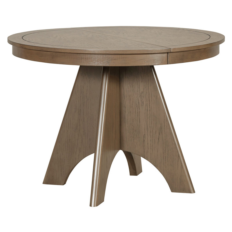 Table de salle à manger extensible vintage pour 4 à 6 personnes, table de ferme rustique avec finition vieillie et pieds croisés robustes