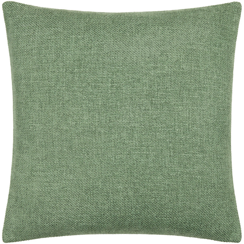Housse de coussin Kamaili, Housse de coussin seulement - sans coussin, Vert, H 18 po x l 18 po