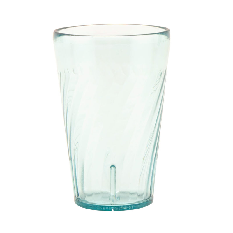 GET Gobelets en plastique incassables et sans BPA Tahiti, 24 onces, bleu (ensemble de 12), Verre à vin, Vert