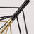 Cabela 6 - Light Dimmable Geometric Chandelier