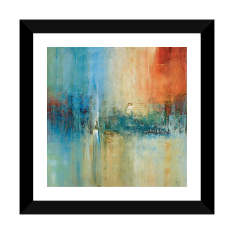 «Blue Cascade» par Simon Addyman - reproduction d'art, H 24 po x l 24 po x p 1 po