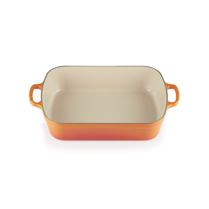Le Creuset Signature Cast Iron Roaster, Volcanic, 37cm / 6.6L