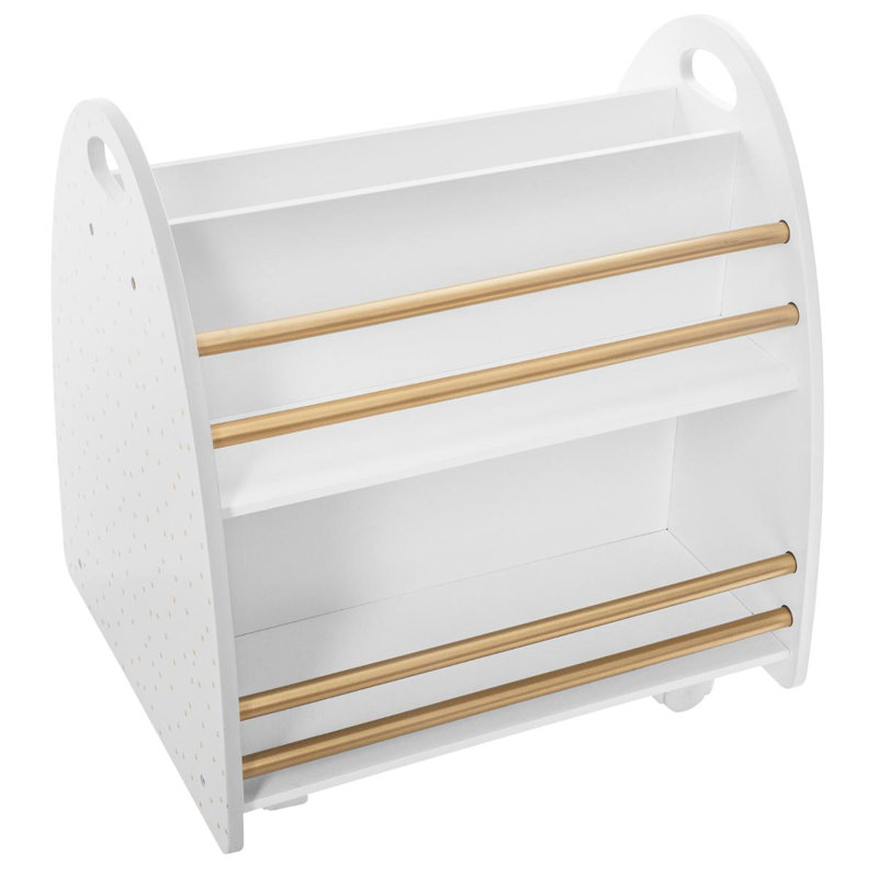 Mackavelli 50cm H X 47.5cm W Kids Book Cart