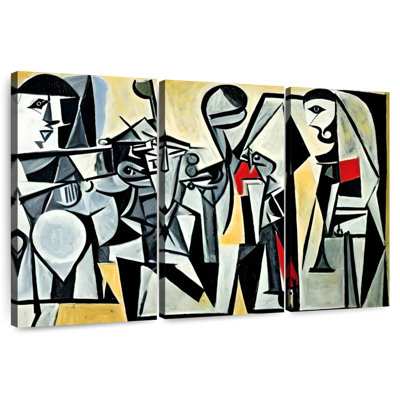 Travailleuses Leisha I - Dans le style de Picasso