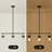 Levona 3-Light 31"  Hammered Glass Kitchen Island Pendant Light-100709616