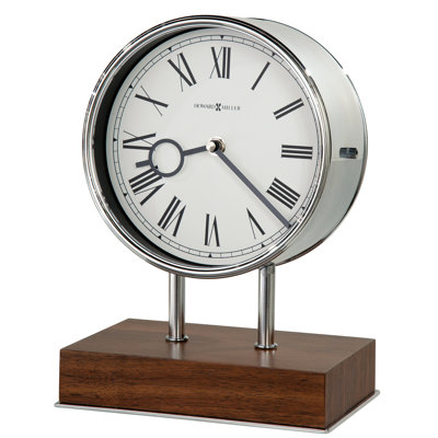 Roman Numeral Walnut Quartz movement / Crystal Clock
