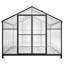 8' X 12' Greenhouse With Ventilation And Plant Growth Enhancement Polycarbonate Rainwater Collection