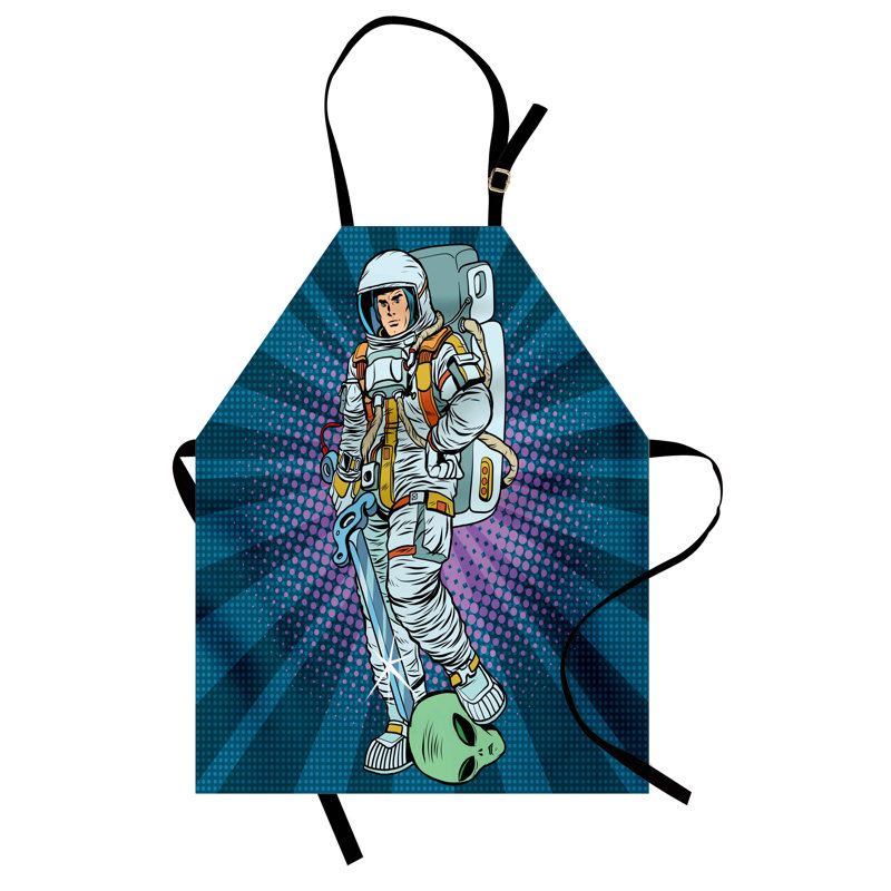 No Pattern Bib Apron