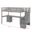 Lit mezzanine simple avec bureau et tiroir-1662853895