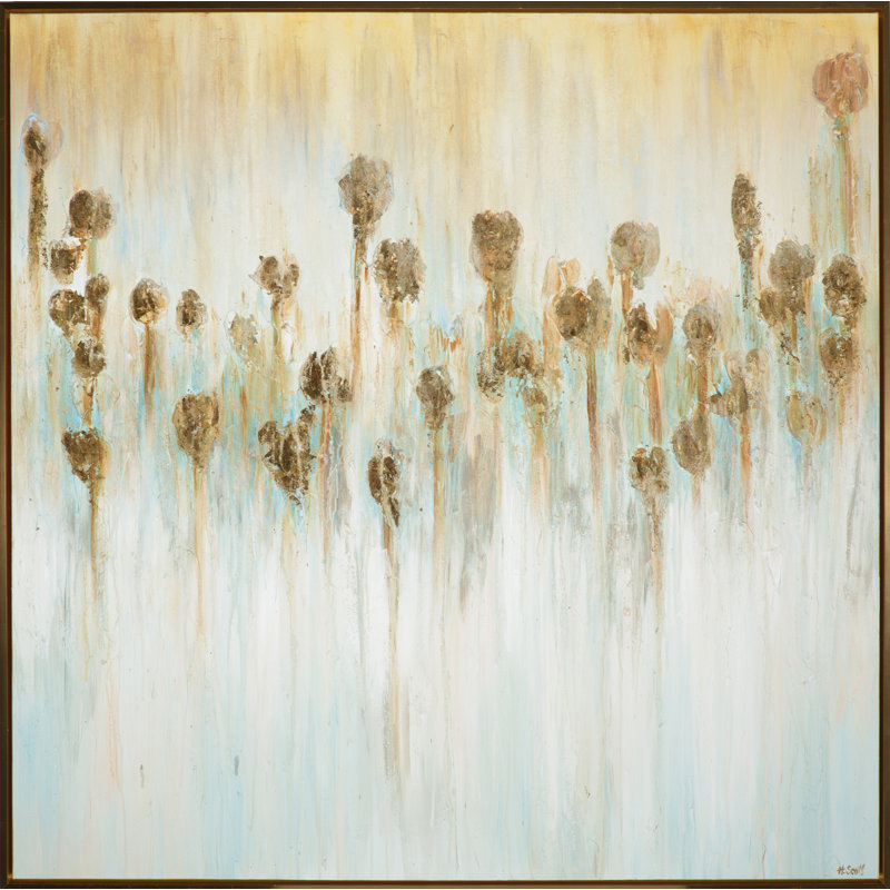 «Beach Wedding» par H. Scott - cadre flottant, impression sur toile