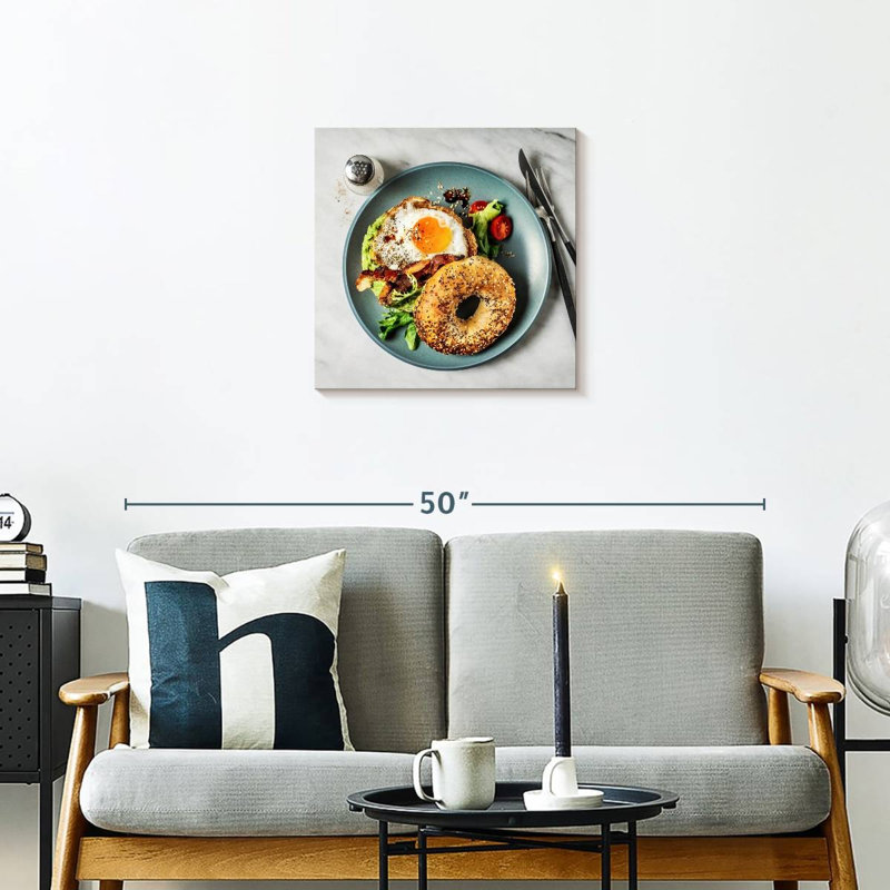 Yarlin Bagel Sandwich, H 20 po x l 20 po