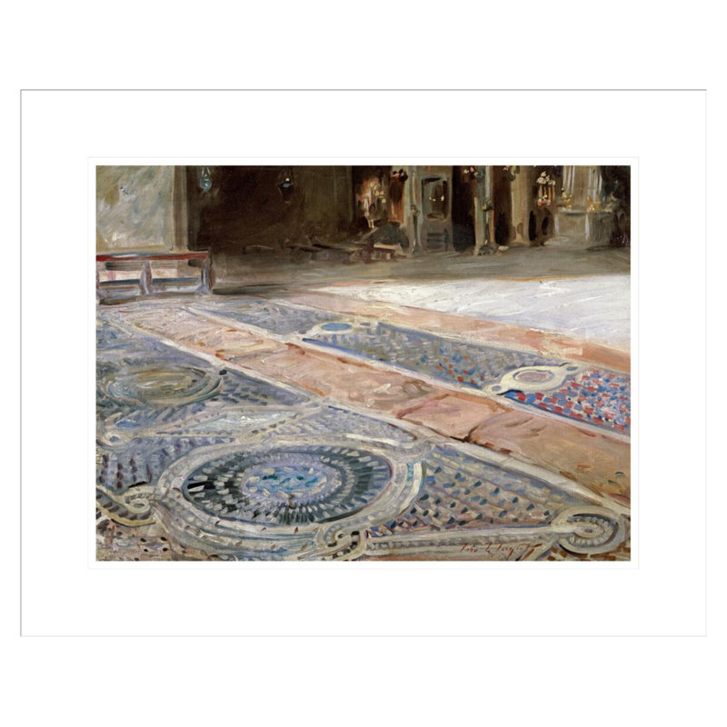 «Venetian Interior» par John Singer Sargent, impression giclée encadrée, H 17,59 po x l 21,75 po
