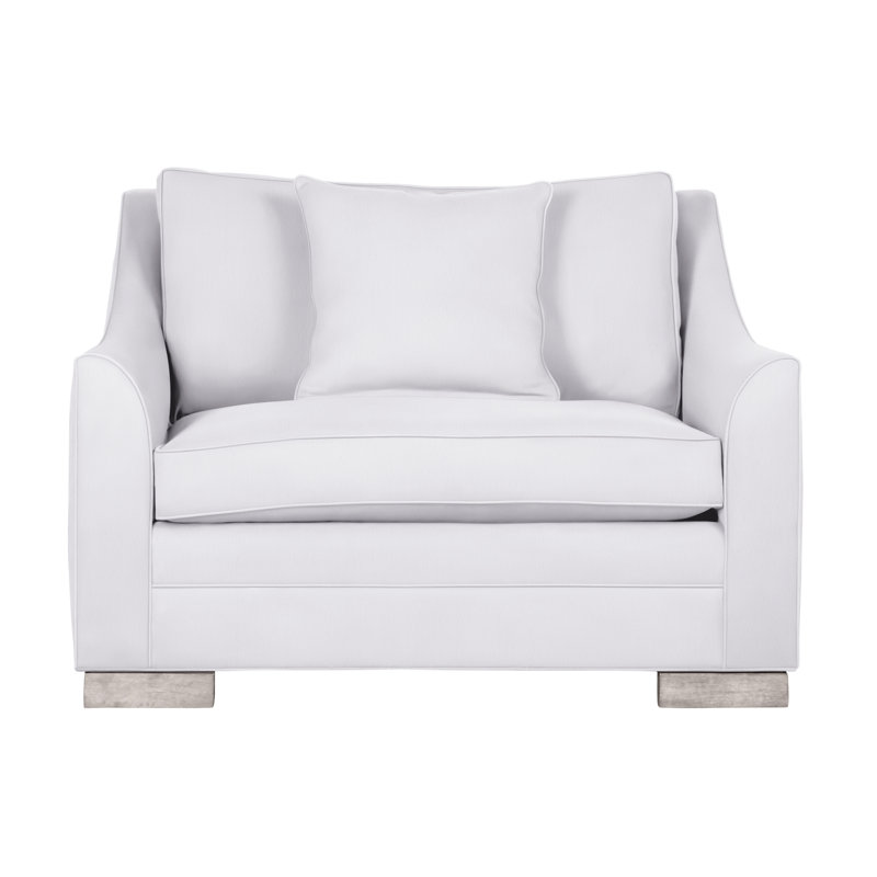 Chaise et demi 50,5 po Nicholas, Neige Navada, Gris tourterelle