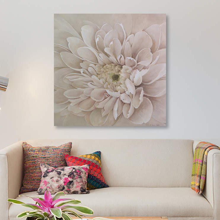 « prettiness », impression sur toile, H 48 po x l 48 po x P 1,5 po, Pas de tapis, Toile tendue