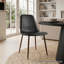Ensemble de table de salle à manger extensible 47 "à 83" avec chaises en similicuir-131644552-131644553
