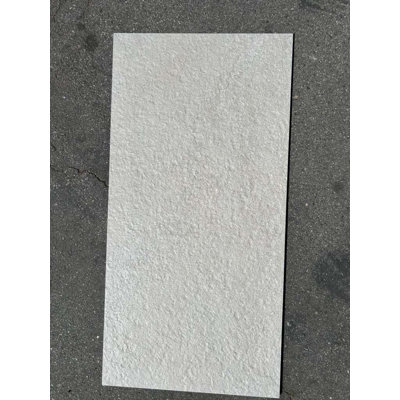 SB Pulse Clay Rough 24x48 Light Gray Textured Porcelain Floor and Wall Tile