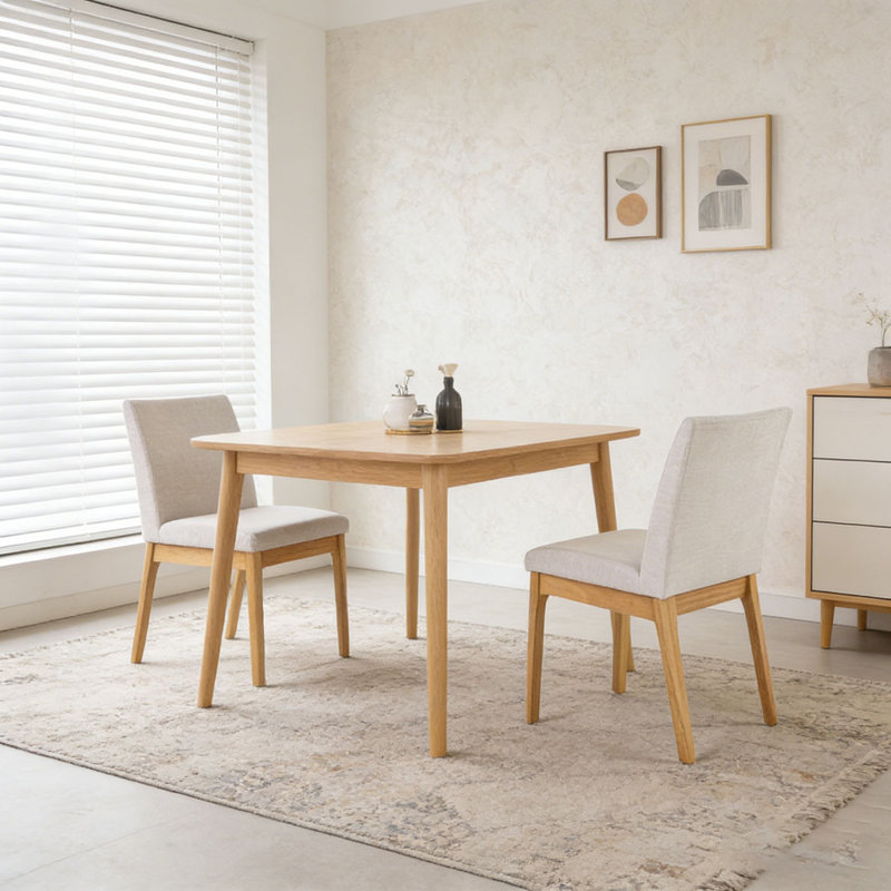 Chaise de salle à manger, Beige clair