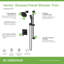 Verity HydroMersion Single Handle VersaFlex Integral Diverter Shower System-98672276