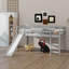 Lit mezzanine multifonctionnel avec glissade-937057712
