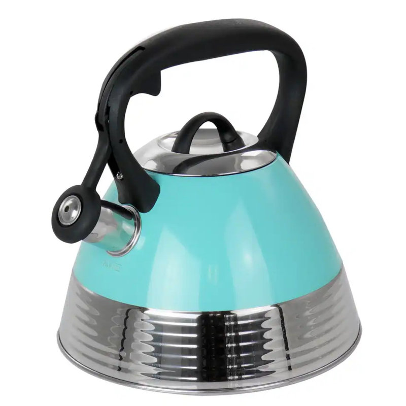 Bouilloire sifflet en acier inoxydable 2,5 pintes ORIXFORCE