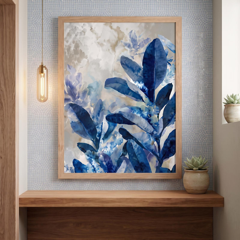A Symphony in Blue, 40" H x 53" W