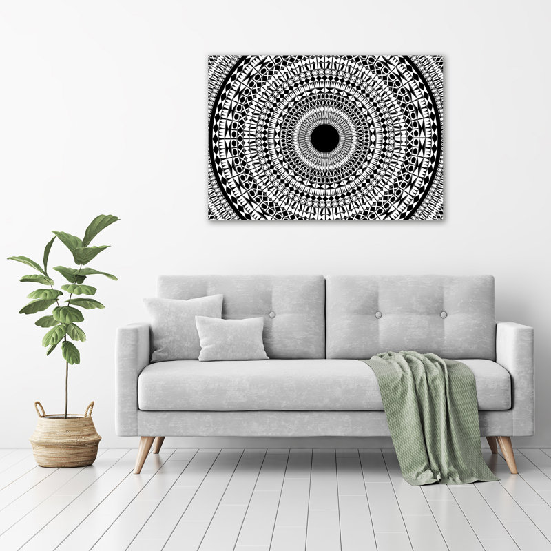 Circle Ornaments - Unframed Art Prints on Glass