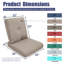 Ensemble de coussins et coussins Red Barrel Studio® intérieur / extérieur à assise profonde - 25 po x 22 po x 4 po-1399173335-1399173341