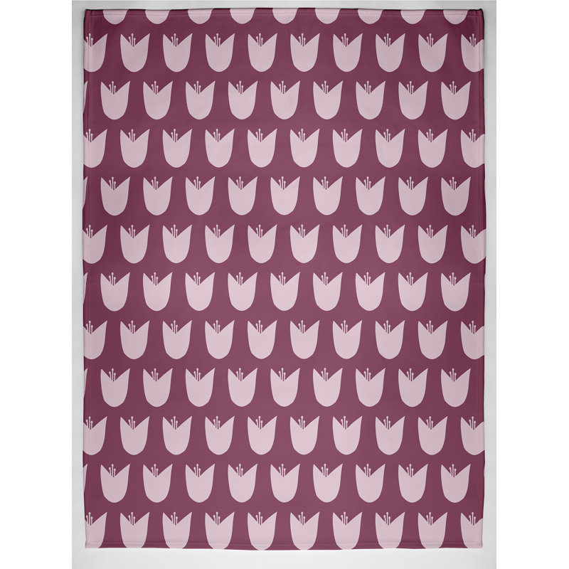 Cyprian Plain Weave / Muslin Throw Blanket, Pink