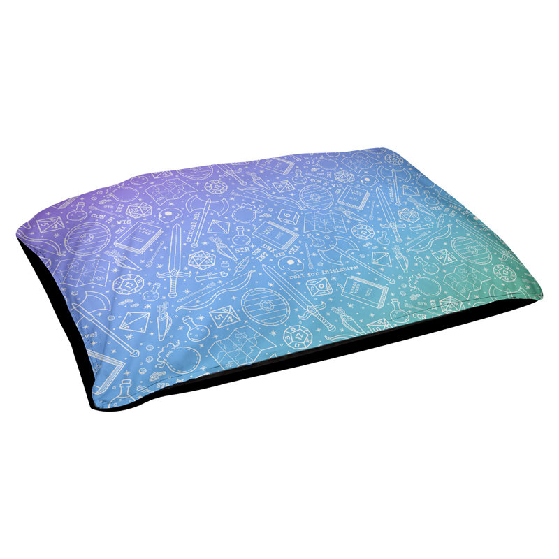 Coussin Byrge, Très grand (l 52 po x P 42 po x H 17 po), Ombre paon
