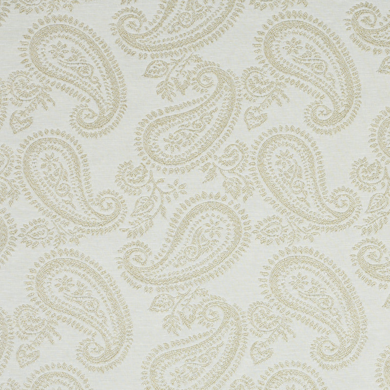 Tissu à motif cachemire Milena, Naturel