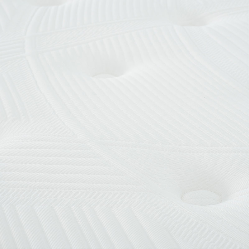 Matelas hybride moelleux dans une boîte, matelas à ressorts ensachés et mousse viscoélastique imprégnée de gel, soulagement de la pression, technologie de refroidissement