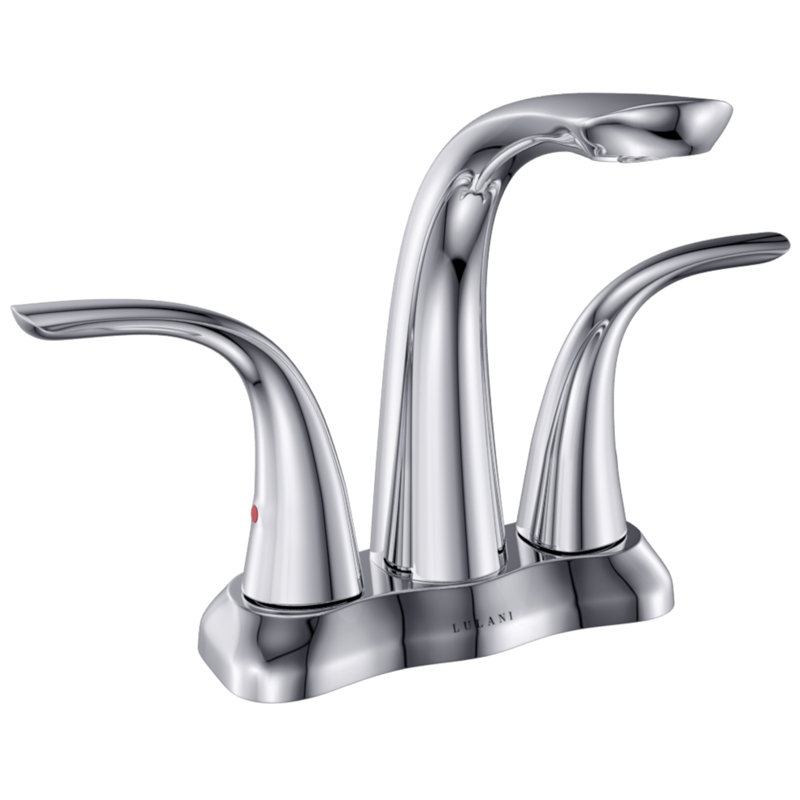Robinet de salle de bain central avec drain Lulani Kauai, Chrome