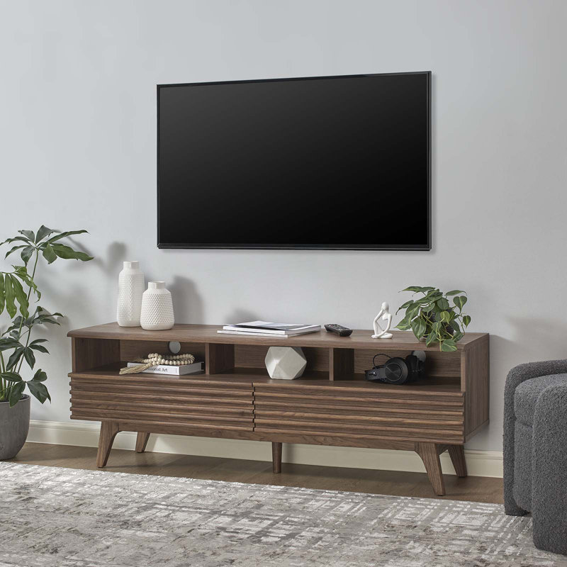 Modway Render 60" TV Stand, Walnut