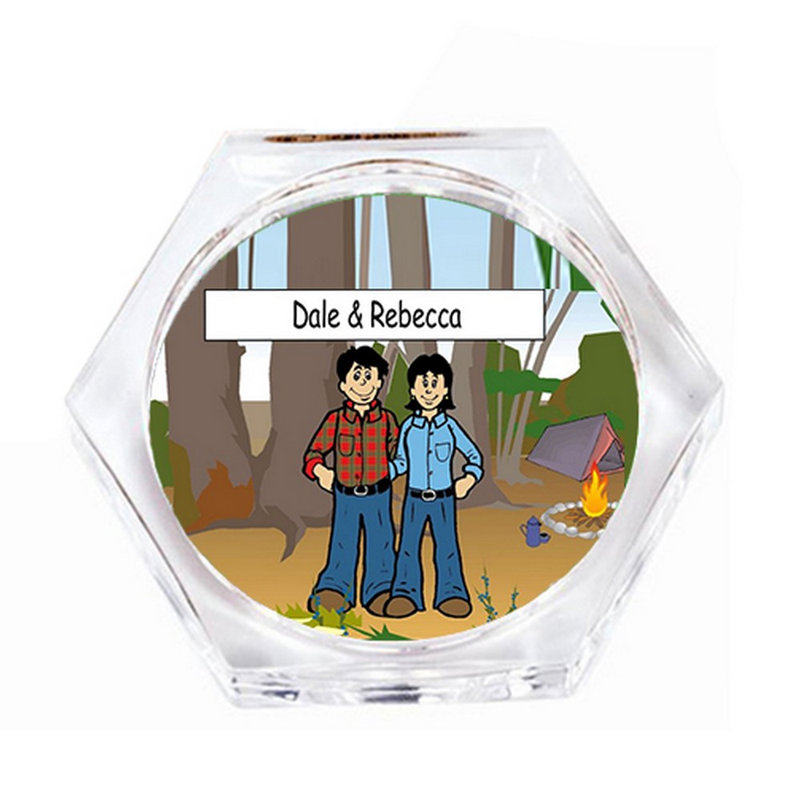 Ensemble de 4 sous-verres personnalisés, Oui
