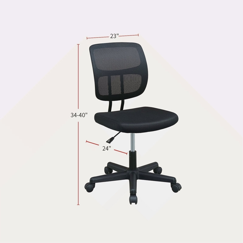 Chaise de bureau réglable en filet