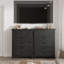 Commode pour la chambre à coucher 5, commode verticale de 41,3 po de hauteur avec grand rangement-391234554