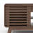 Wooden Mid-Century Coffee Table With Sliding Top, Storage, And Doors, Walnut Finish, 47 Inch | Gift Idea