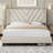 Upholstered Bed Frame with Wooden Slat Support-1054053310-1016116444