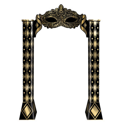Masquerade 3-D Archway Prop